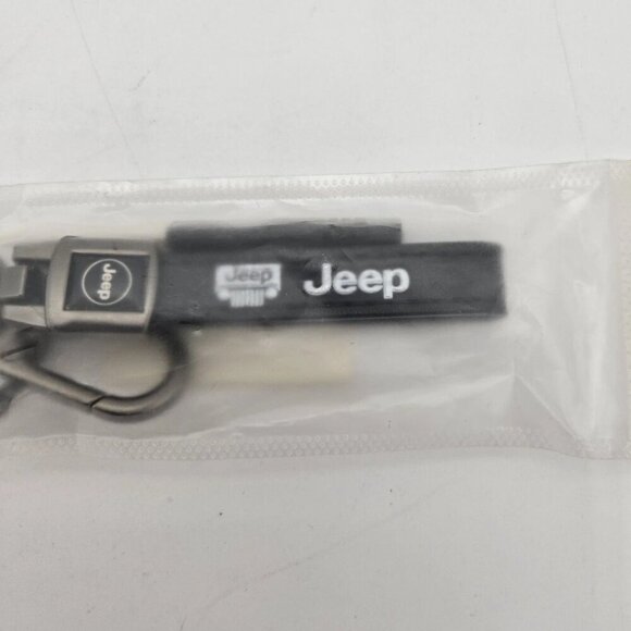 Jeep Car Keychain Key Fob Ring Accessories Keyring Black Tool Screwdriver Wrist - Picture 4 of 5